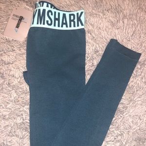 SOLD Gymshark Fit Leggings - Lagoon Blue/Mint